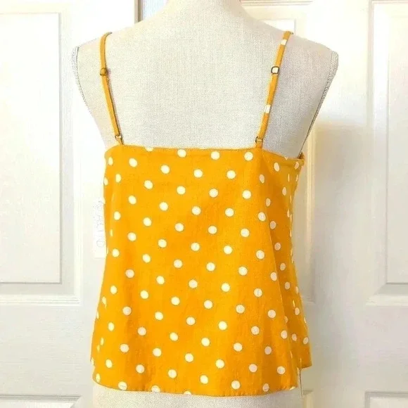 Abound Yellow Polkadot Tank Top - Picture 3 of 3
